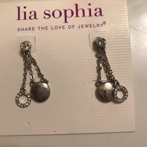 Lia Sophia Silver Earrings